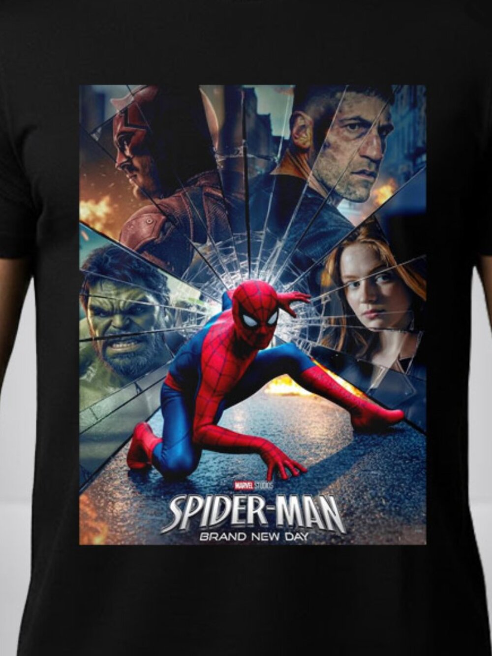 Spider Man Brand New Day New Poster Marvel Studios Unisex T-Shirt 287 - Picture 2 of 5